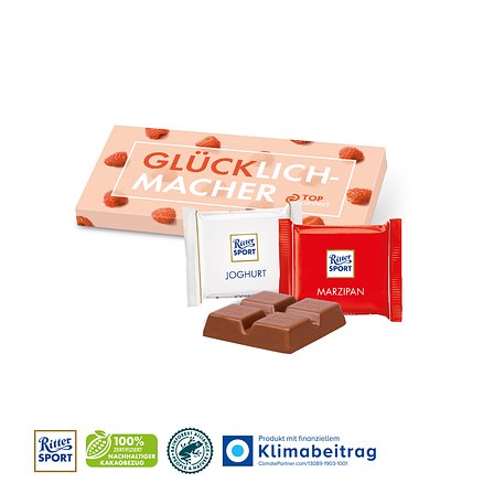 Ritter SPORT Mini in Präsentbox, 2er