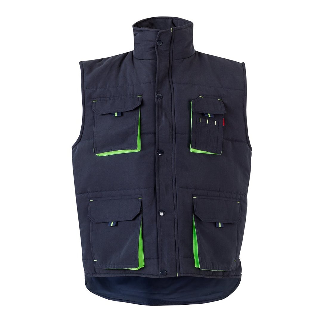 Steppweste, zweifarbig, mit mehreren Taschen (120g/m²), aus Polyester (100%) Aninatrg