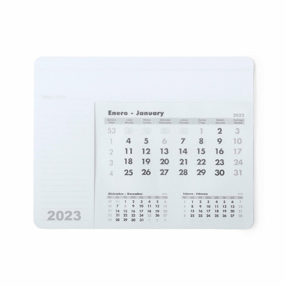 Mauspad Kalender Iddux