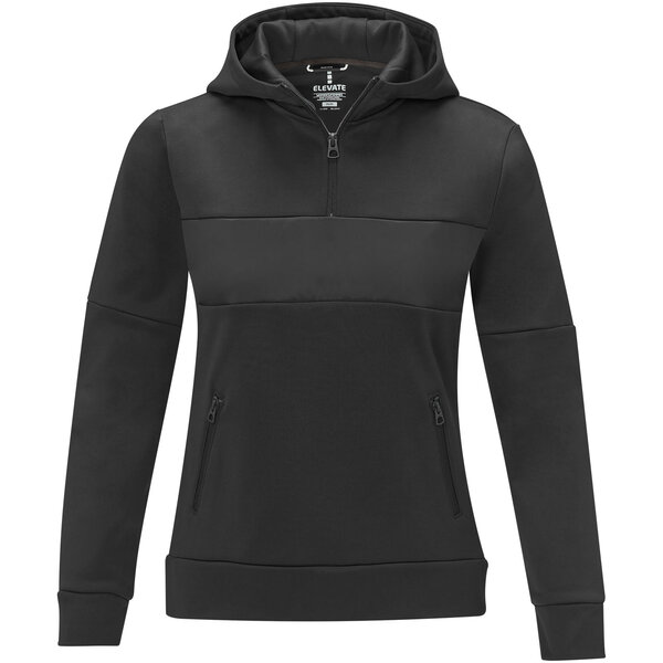 Kapuzenpullover mit halbem Reissverschluss für Damen - Giuana