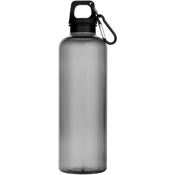 750 ml RCS-zertifizierte Trinkflasche aus recyceltem Kunststoff mit Karabinerhaken - Helini