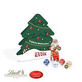 Präsent Tannenbaum mit Lindt Minis und Nikolaus