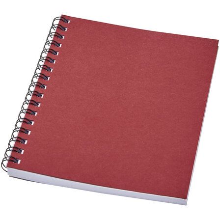 A6 farbiges recyceltes Notizbuch mit Spiralbindung - Adalbri