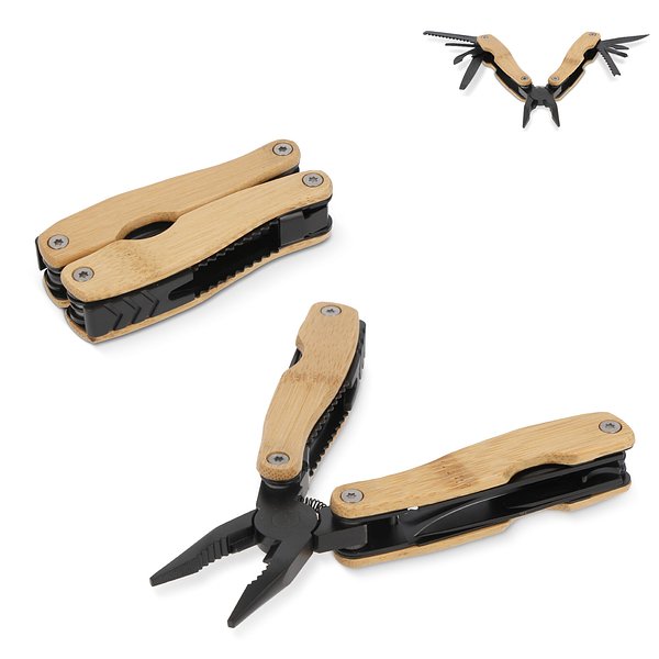 Multi-Tool-Bambus 8 Funktionen Aluri