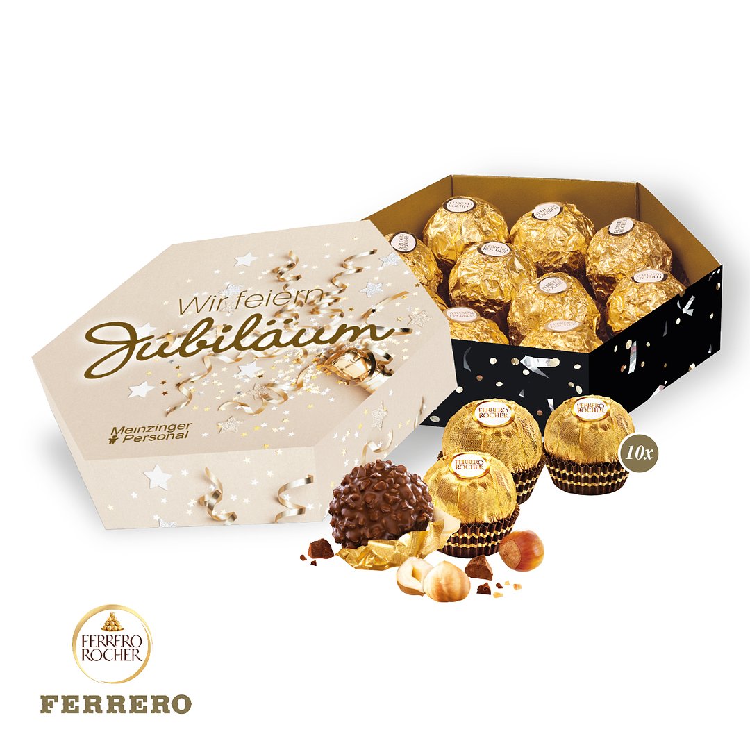 Süsse Präsentbox "Maxi" mit Ferrero Rocher