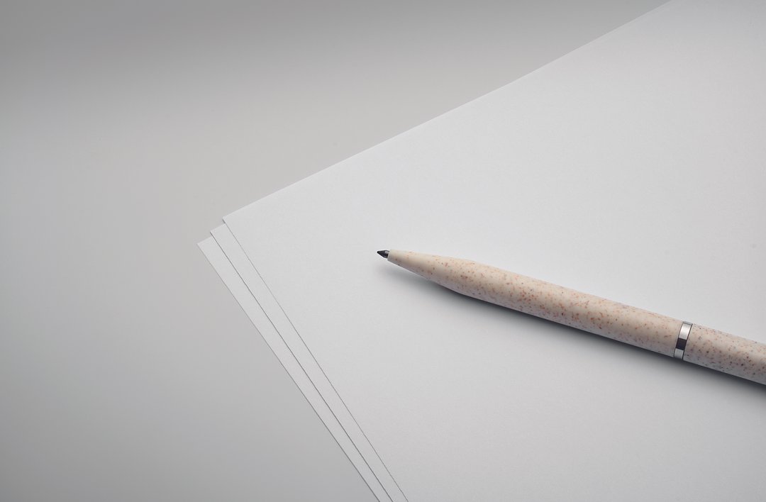 Schreibgeräte-Set Stroh/ABS Trikn