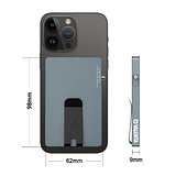 Cardprotector Aluminium Magsafe with money clip Palta