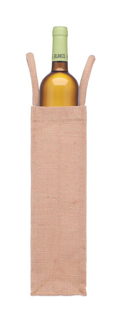 Flaschen-Geschenktasche Jute Rudin
