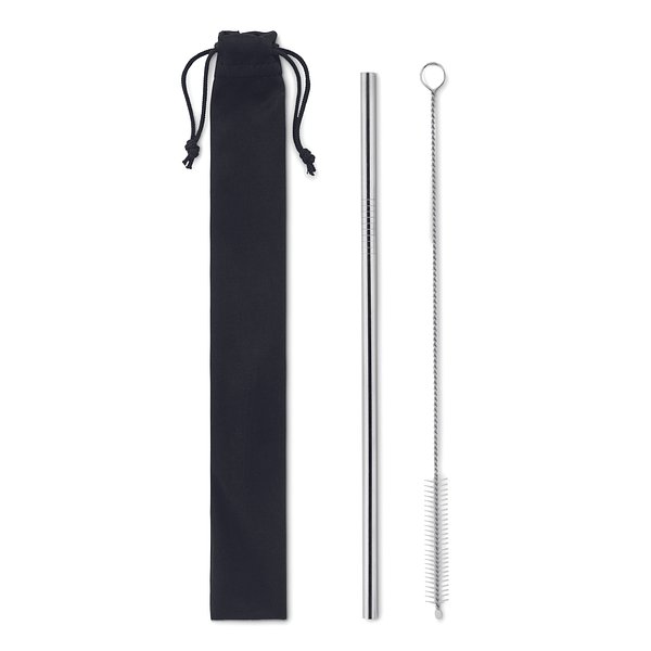 Edelstahl Trinkhalme-Set Gianst