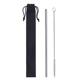 Edelstahl Trinkhalme-Set Gianst