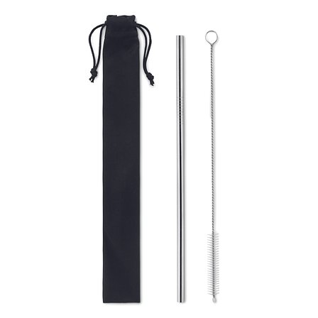 Edelstahl Trinkhalme-Set Gianst