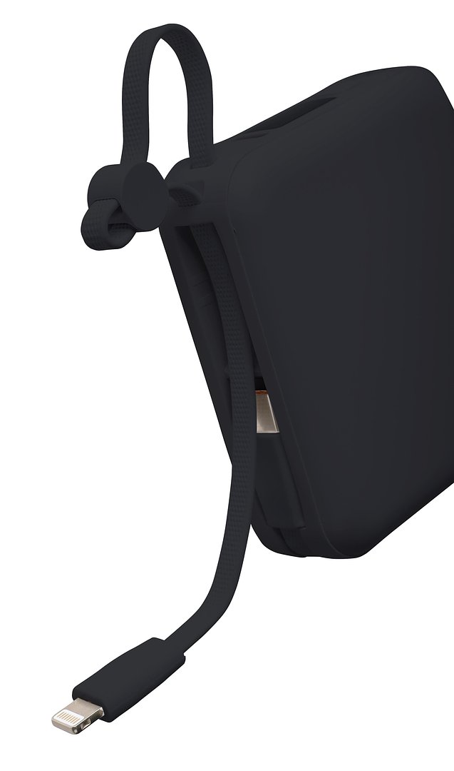 Recycelte ABS-Powerbank Neli