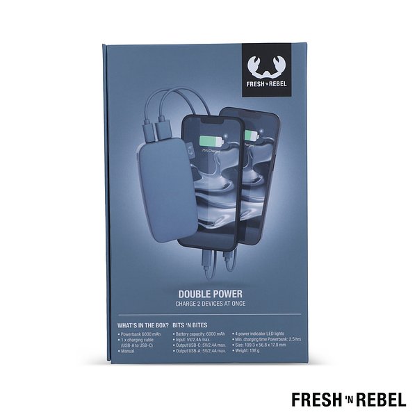 Powerbank 6.000mAh USB-C Walurer