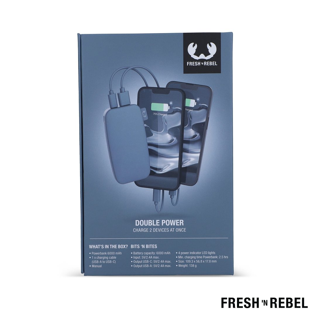 Powerbank 6.000mAh USB-C Walurer