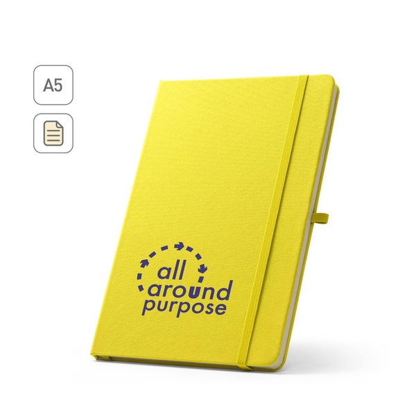 A5 Notizbuch aus PET (100% rPET) mit linierten Seiten Veziat