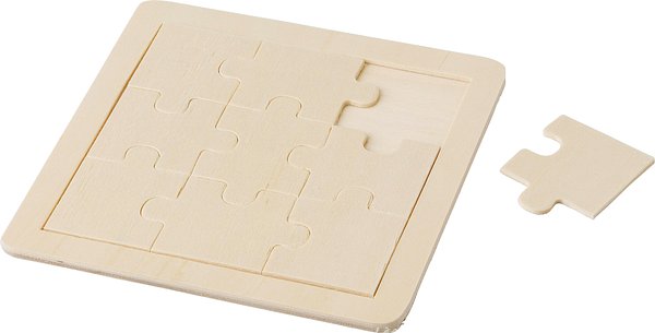 Neunteiliges Puzzle aus Holz Ingia