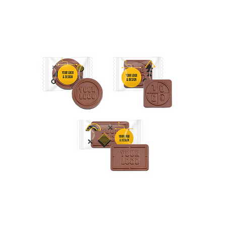 Mini-Schokolade mit Logo 9g