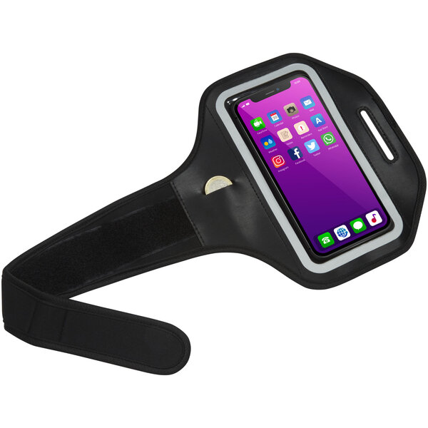 Reflektierendes Smartphone Armband mit transparenter Abdeckung - Buorst