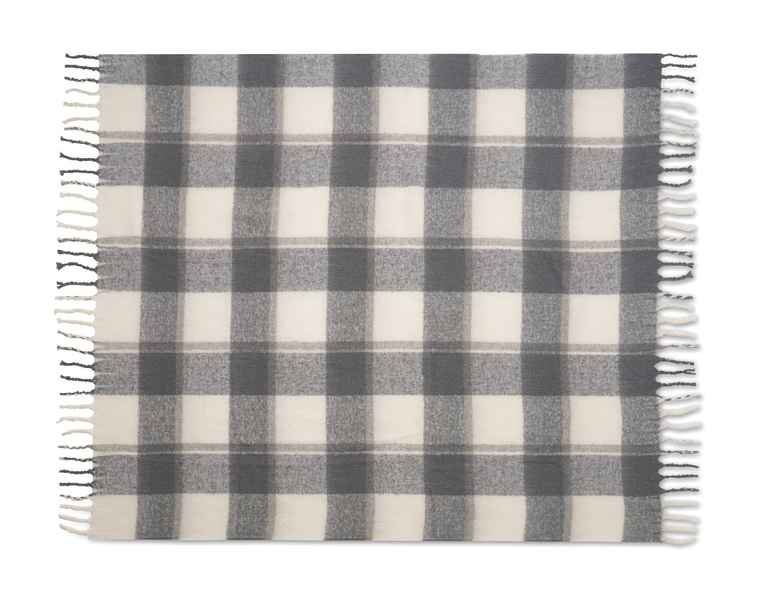 Karierte Mohair-Decke Nathli