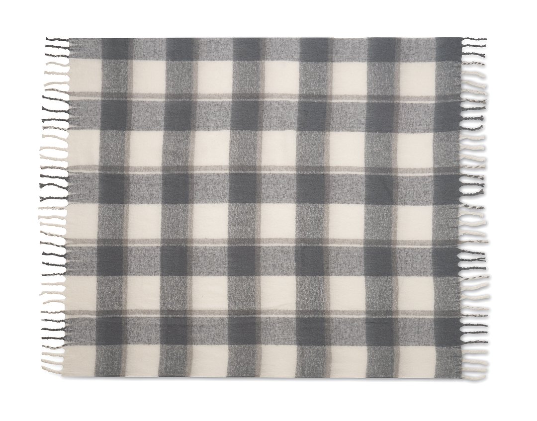 Karierte Mohair-Decke Nathli