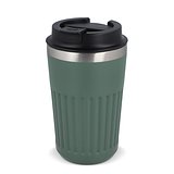 Recycelter Edelstahl-Thermobecher für Kaffee zum Mitnehmen, 400 ml Natianng