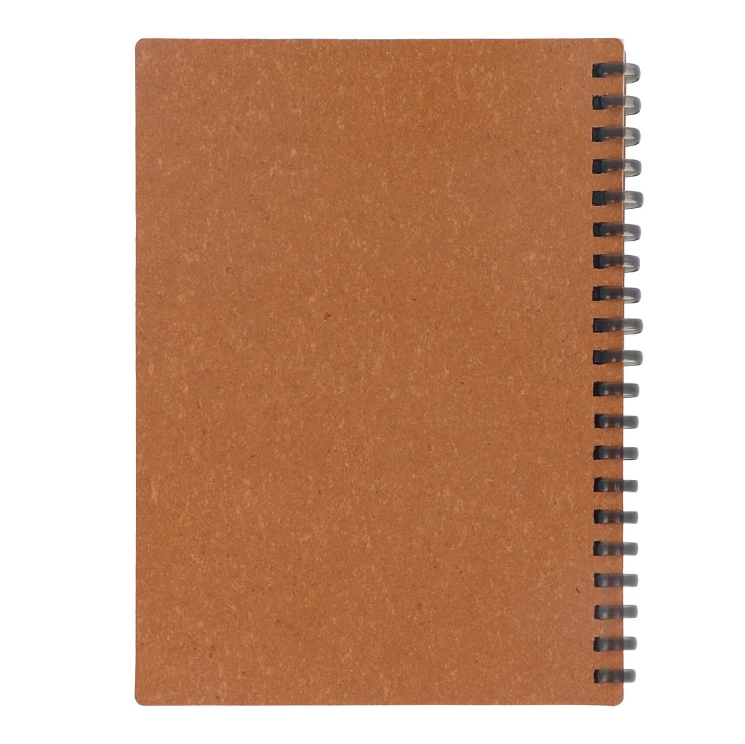 Notizbuch aus recyceltem Leder Midi Merin