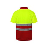 Zweifarbiges Poloshirt im Bird-Eye-Design (160g/m²) mit kurzen Ärmeln, aus Polyester (100%) Mudyli