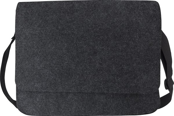 Laptoptasche Benin | Recycelter Filz | 15 Zoll | Klettverschluss