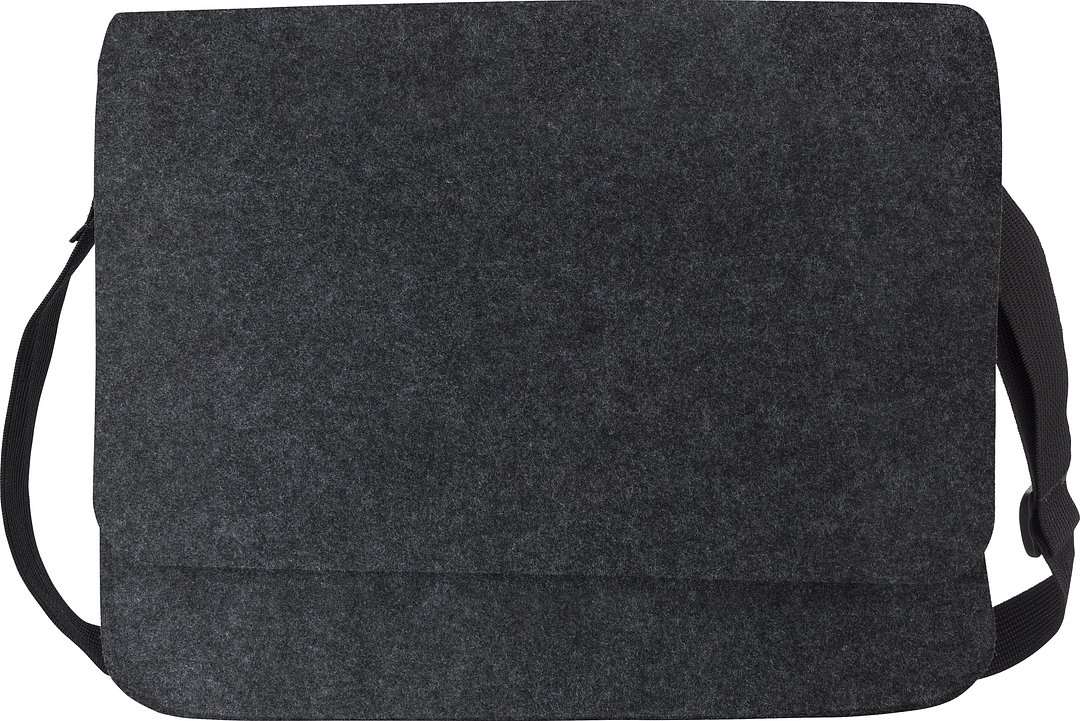Laptoptasche Benin | Recycelter Filz | 15 Zoll | Klettverschluss