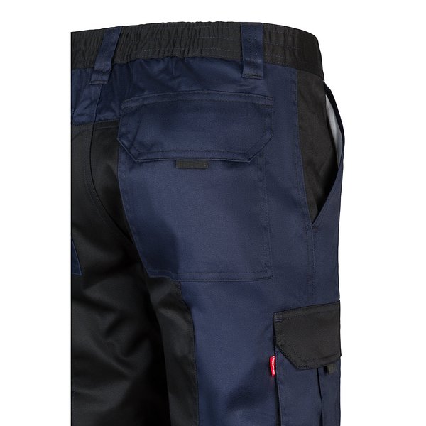 Zweifarbige Twill-Hose mit mehreren Taschen (240 g/m²), aus Baumwolle (35%) und Polyester (65%) Walbrg