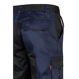 Zweifarbige Twill-Hose mit mehreren Taschen (240 g/m²), aus Baumwolle (35%) und Polyester (65%) Walbrg