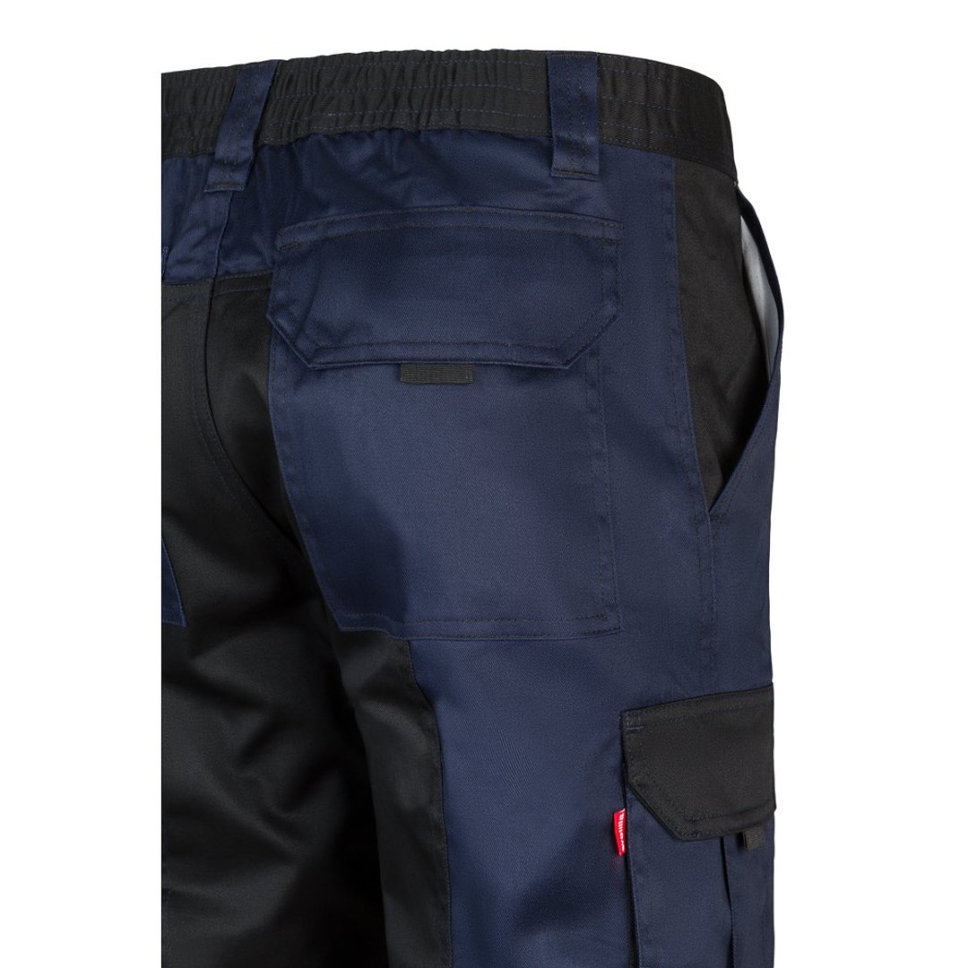 Zweifarbige Twill-Hose mit mehreren Taschen (240 g/m²), aus Baumwolle (35%) und Polyester (65%) Walbrg