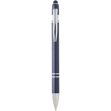 Kugelschreiber mit silbernem Finish (blaue Mine) - Jovina