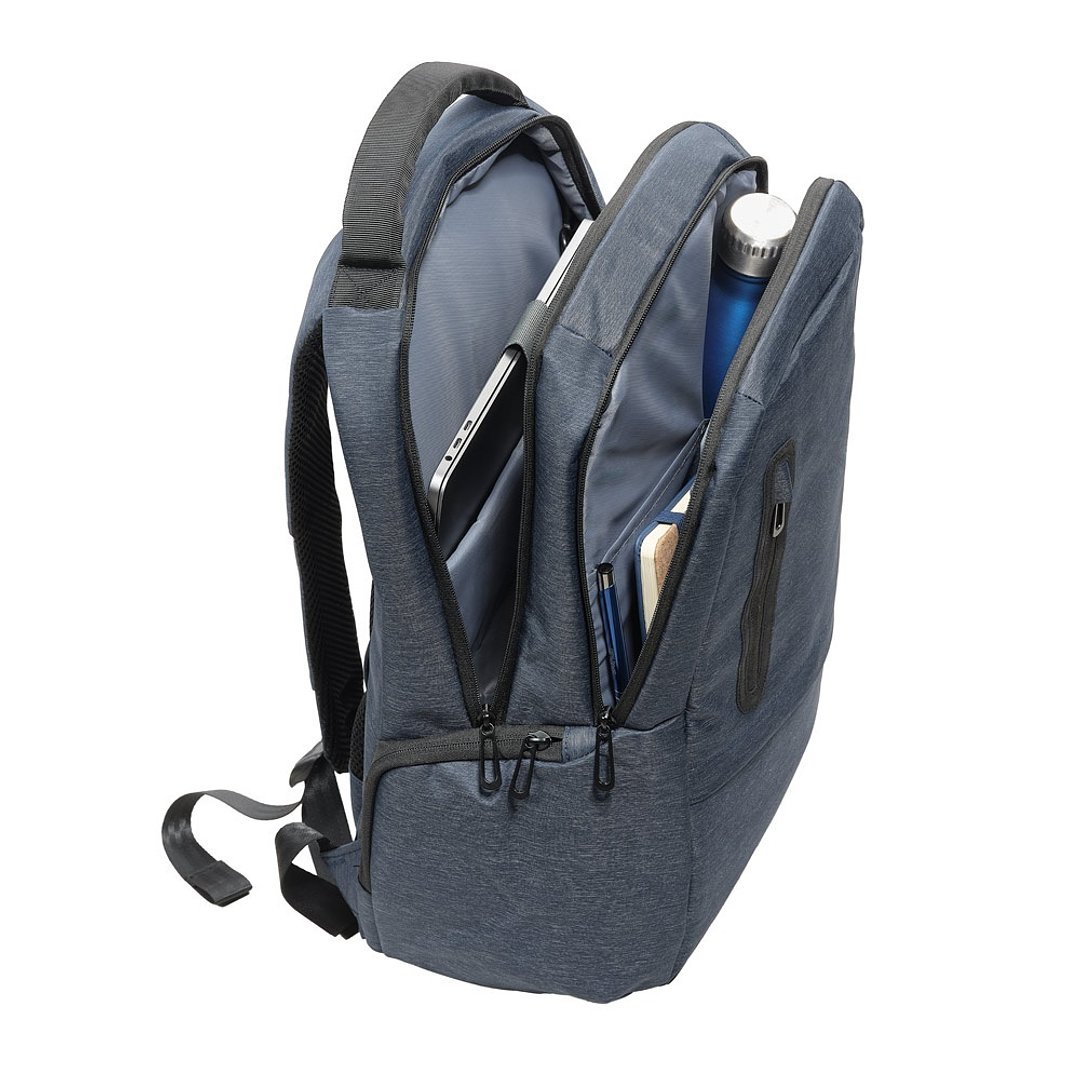 Wasserdichter Laptop-Rucksack aus recyceltem Nylon in 2 Farben mit Fach aus 210D recyceltem Polyester Uregnanni