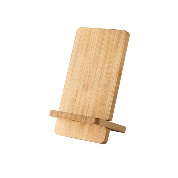 Kabelloses Ladegerät aus Bambus Loldinata