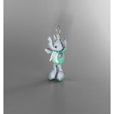 Schlüsselanhänger mit Plüschtier Grinatz