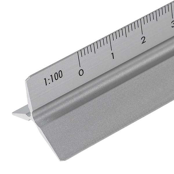Aluminium-Dreiecklineal 30 cm Warjat