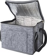 Kühltasche Rueld | Recycelter Filz | Aluminiumfolien-Innenfutter