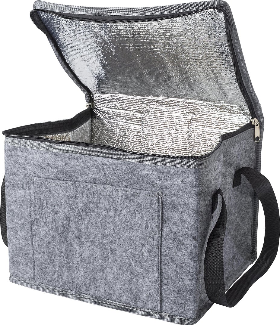 Kühltasche Rueld | Recycelter Filz | Aluminiumfolien-Innenfutter