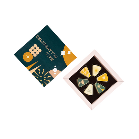 6 Bedruckte Pralinen - Dein Logo Cake