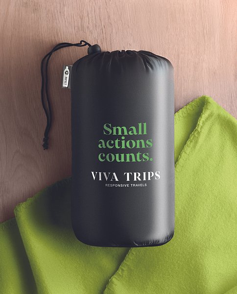 RPET Fleece-Reisedecke Uretto