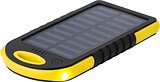 Gummierte ABS Solar-Powerbank Giannep