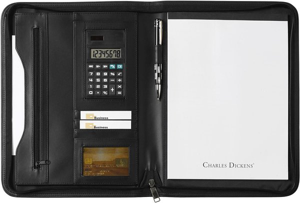 Charles Dickens® Dokumentenmappe aus Kunstleder Inanris