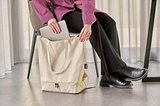 Rolltop-Rucksack aus recyceltem Poly-Baumwollgewebe (330 g/m2) Andri