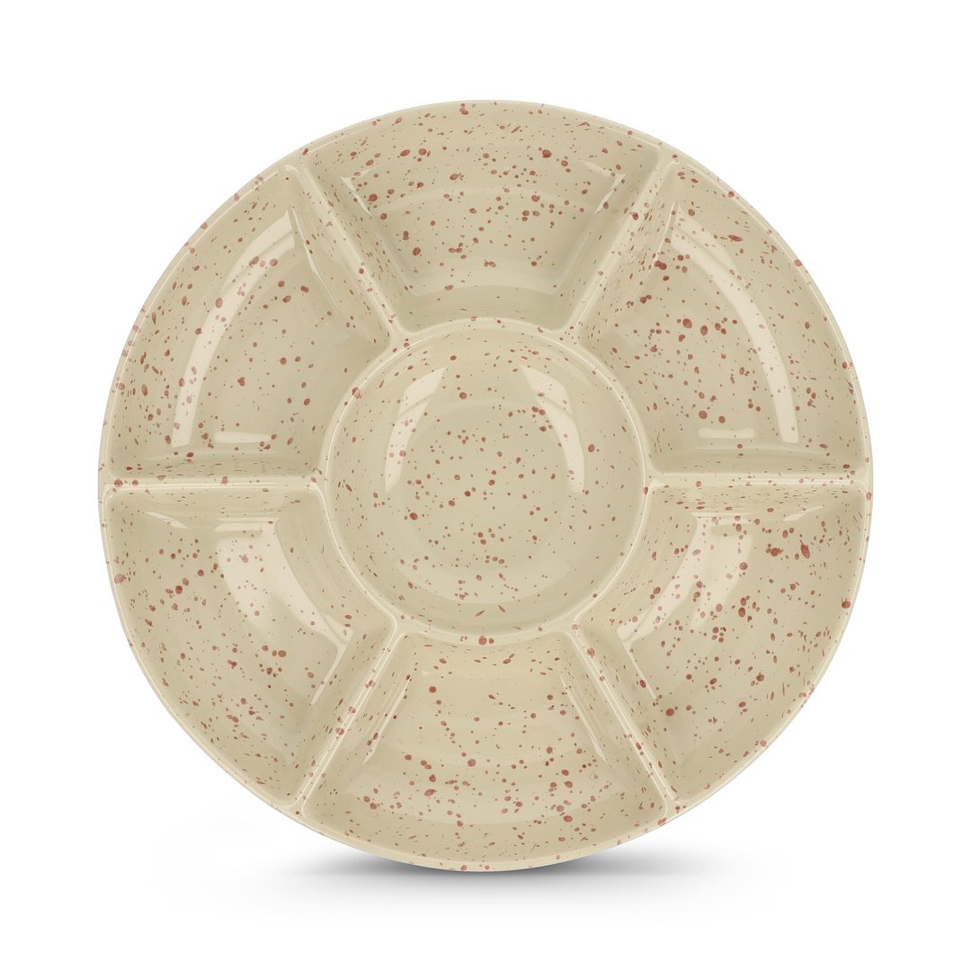 Ditte Keramik-Servierplatte rund 26 cm Köbie