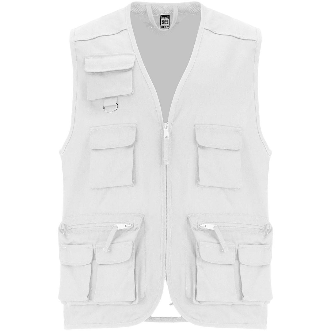 Arbeitsweste mit V-Ausschnitt und mehreren Taschen, 200 g/m2 - Elverven