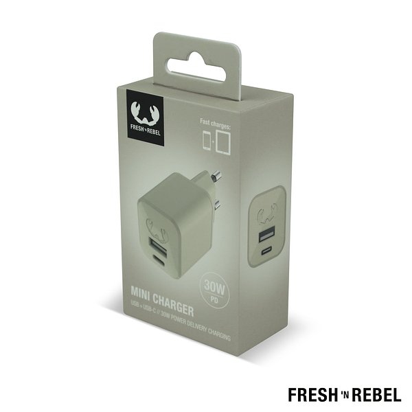 Mini Charger USB-C + A PD // 30W Chatia