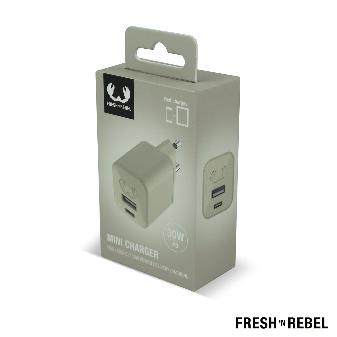 Mini Charger USB-C + A PD // 30W Chatia