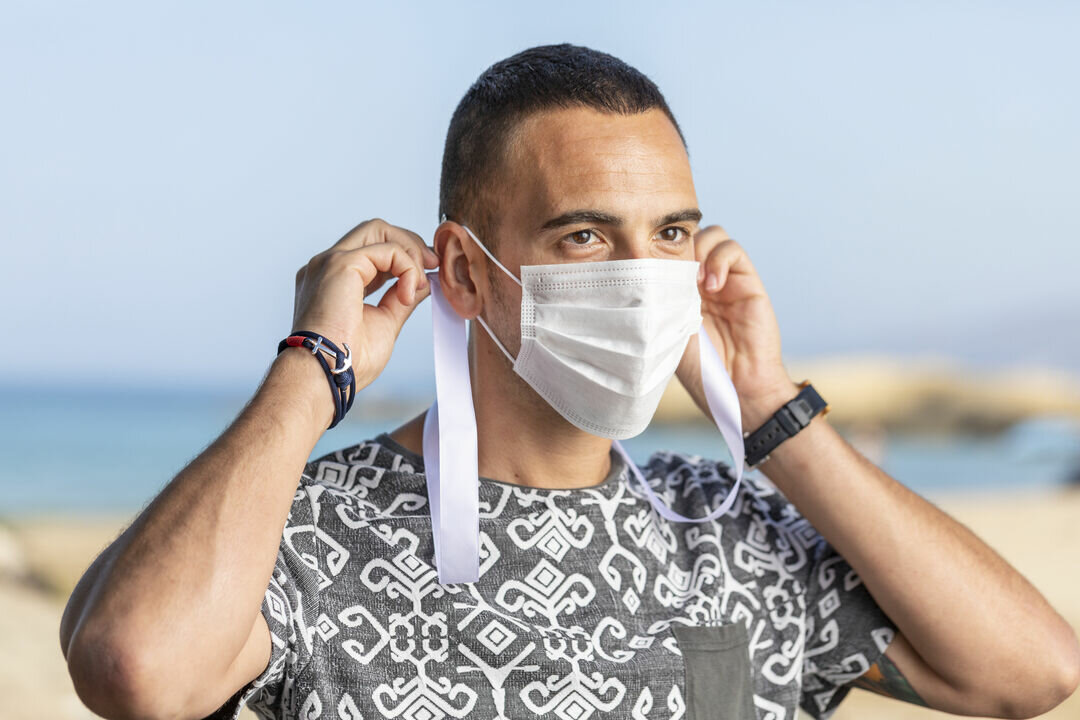 Halterung für Maske Schlüsselband Idrop