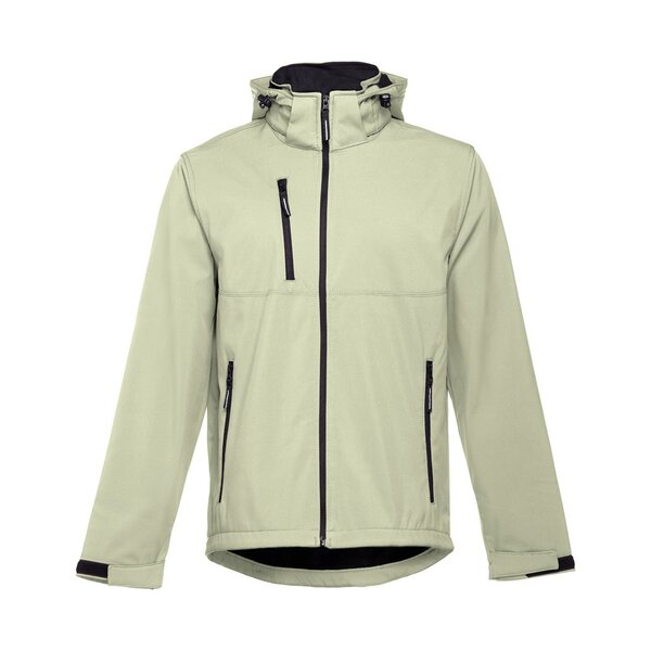 Herren SoftShell, mit abnehmbarer Kapuze Minatin